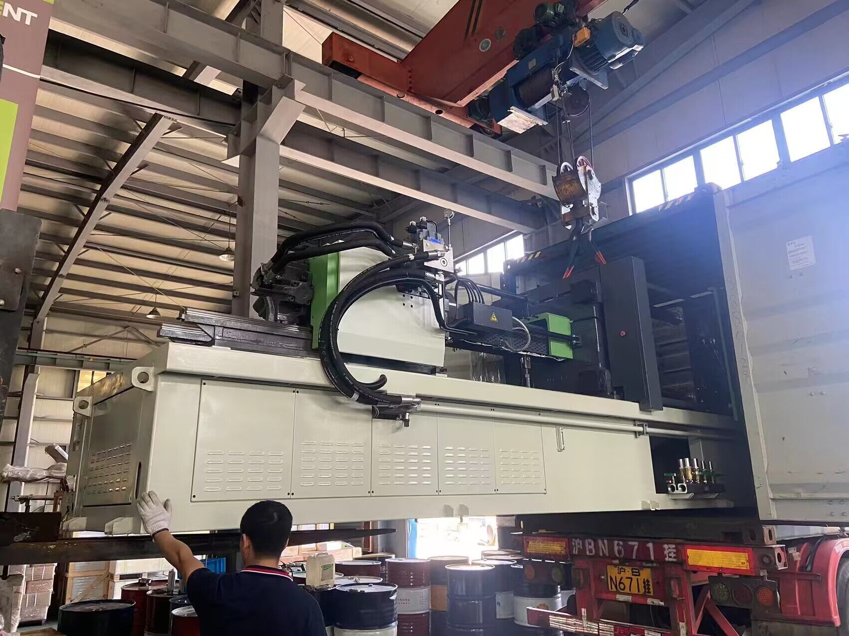 【2023 Aug. 18】Injection molding machine sent to Ghana