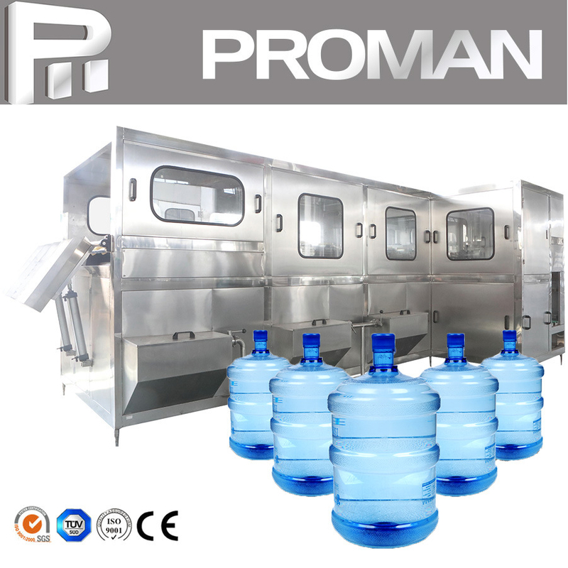 20 Liters 5 Gallon Jar Drum Water Filling Machine 18.9L Pure Water Washing Filling Plant