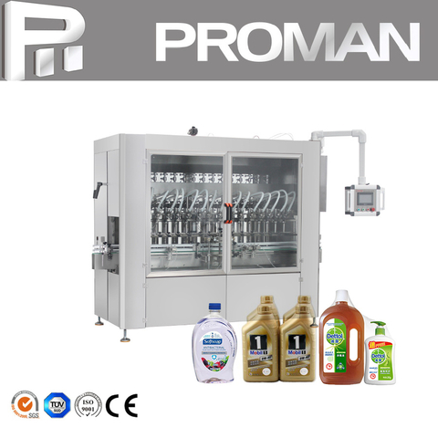 Automatic 500ml Plastic Pet Bottling Honey Thick Yogurt Edible Cooking Oil Filling Capping Machine