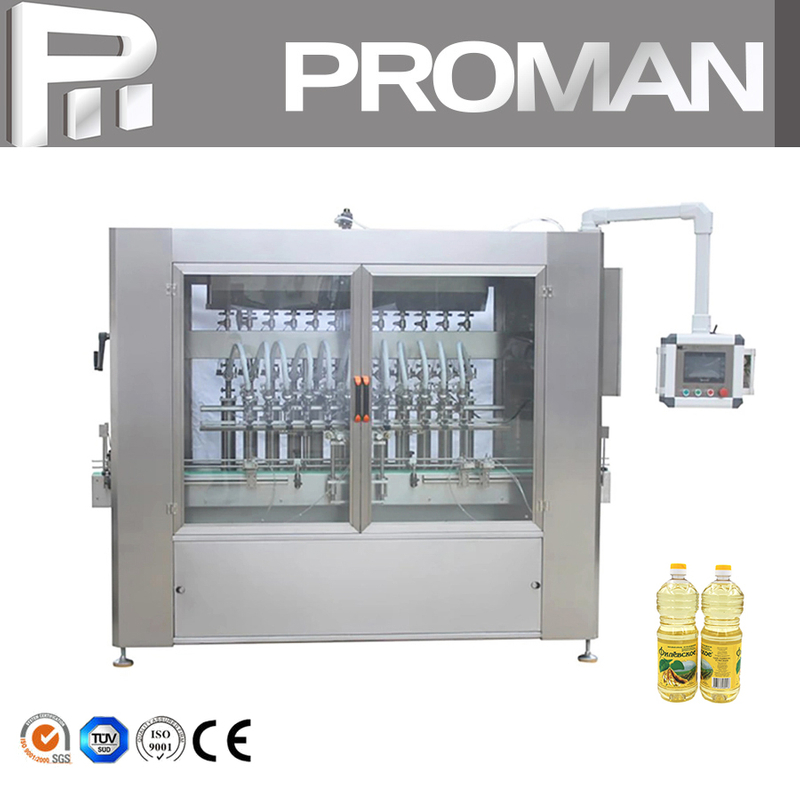 Servo type piston pressure viscous liquid Oil filling machine (50-1000ml)