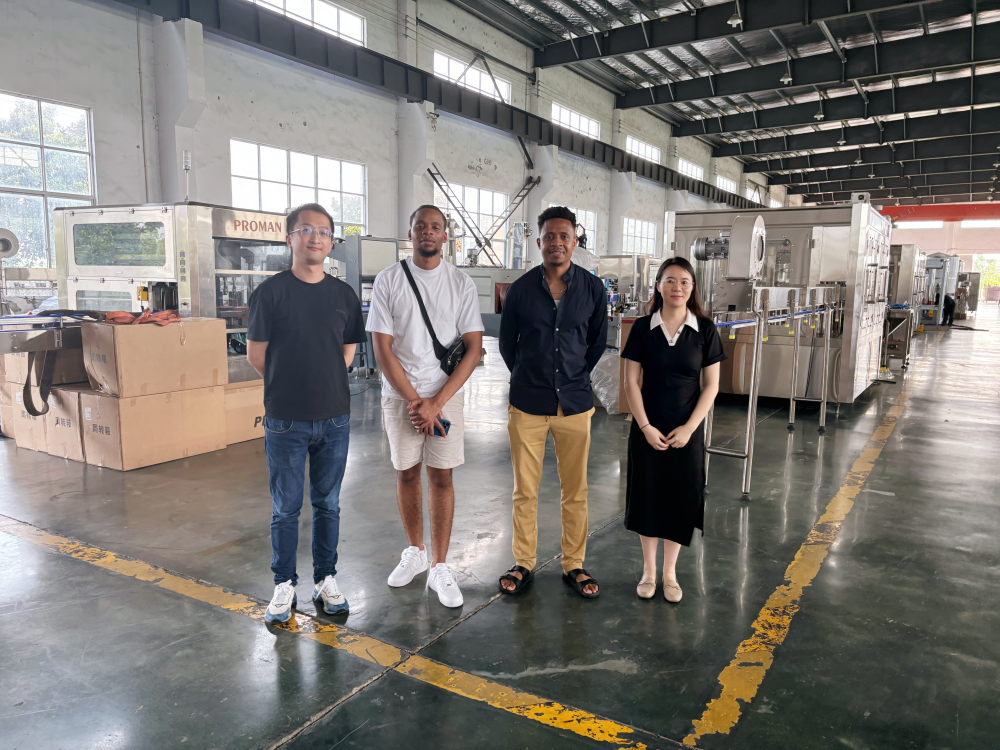 【2024 Aug. 28】British Customers Come To Purchase A Complete Beverage Production Line