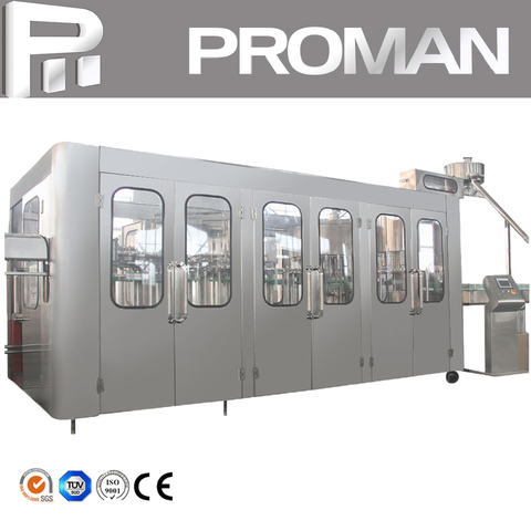 3 in 1 Complete A To Z Orange Pineapple Fruit Juice CSD Beverage Drinks Pet Glass Water Bottle Filling Bottling Sealing Machine